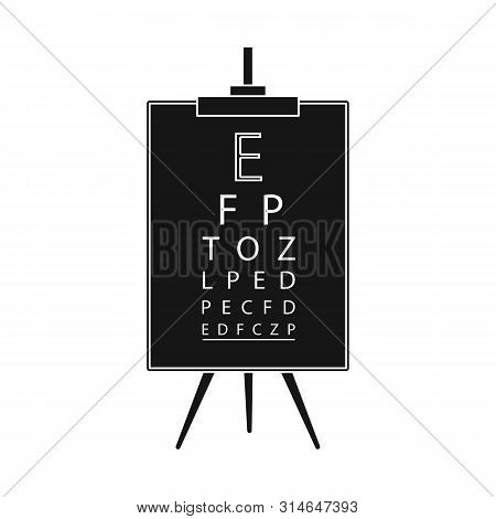 Isolated Object Of Vision And Test Symbol. Set Of Vision And Check Stock Vector Illustration.