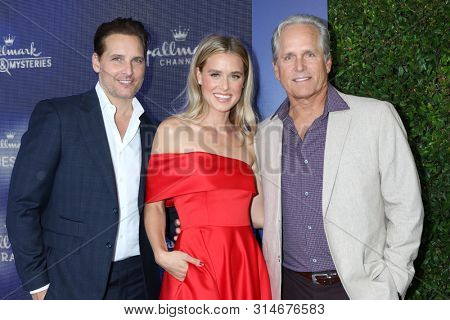 LOS ANGELES - JUL 26:  Peter Facinelli, Lisa Anne Harrison, Gregory Harrison at the Hallmark Summer 2019 TCA Party at the Private Residence on July 26, 2019 in Beverly Hills, CA