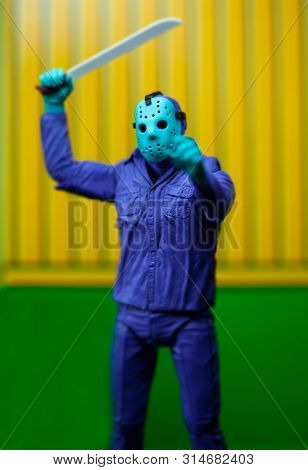JULY 30 2019:  Retro NECA Friday the 13th - 7 inch Scale Figure - NES Jason Voorhees Classic 1989 Video Game colors