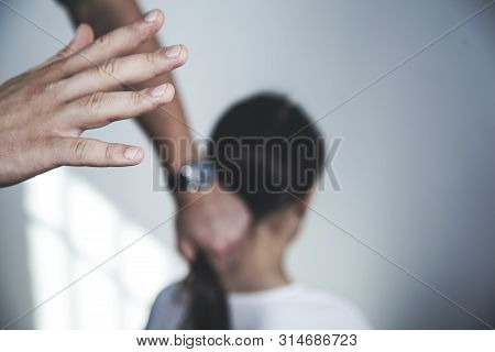 Angry Man Beat Baby In The Home