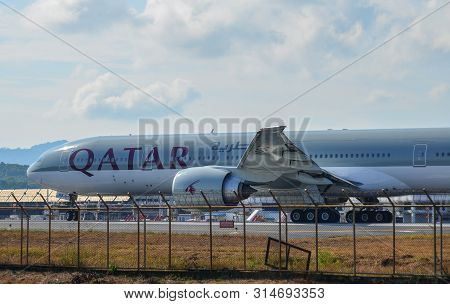 Airplane At Phuket Airport (hkt)