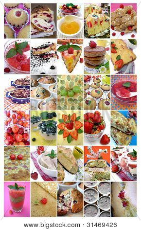alimentation 30 images : été pâtisserie et desserts aux fruits