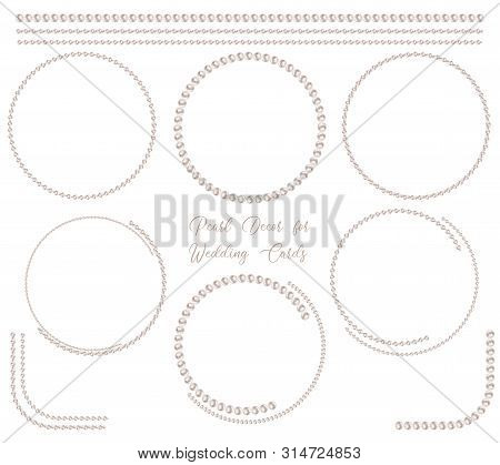 Pearl Elements For Wedding And Party Decoration
