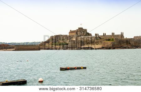 View From The Sea Of Elizabeth Castle, St Helier
