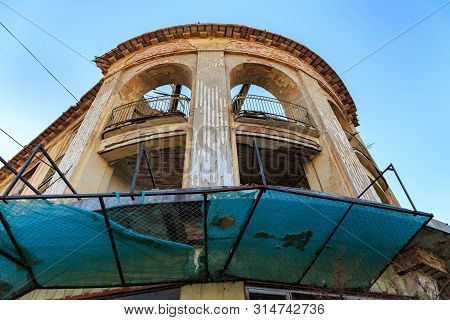 View Of The Old Abandoned Historical Building (formerly German Trading House, Was Built In Early Xx 