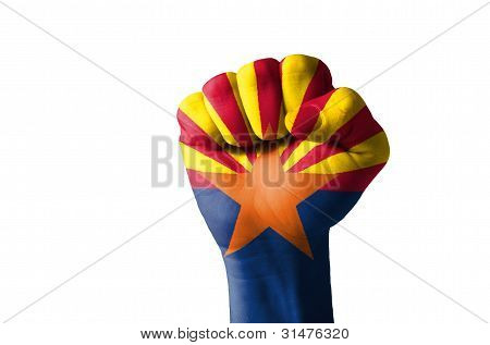 Pěst v barvách nás stát Arizona vlajky