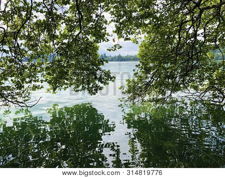 Landscape Of The Lake Constance By The Mainau Island (flower Island Mainau On The Lake Constance) - 