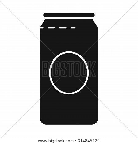 Vector Illustration Of Can And Red Logo. Collection Of Can And Tin Stock Symbol For Web.
