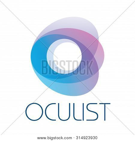 Vector Logo Optometrist, Optics And Vision Check