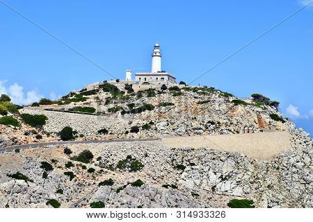 An Amazing Lighthouse In Cap Formentor