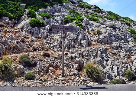 Coastal Road Cami Vell Der Far Winding Through To Lighthouse Cap Formentor