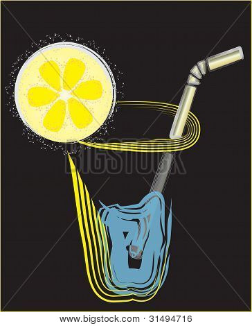 Jugo tropical de Alcohol