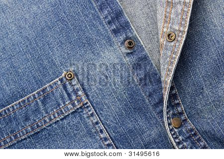 Denim azul