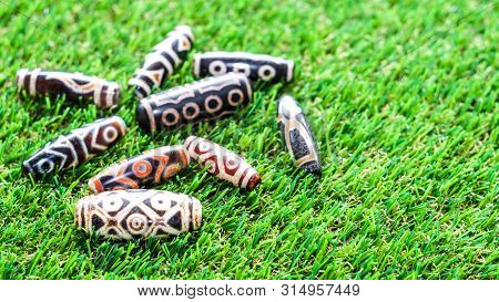 Necklace And Pendant Amulet Dzi Bead Tibet Style