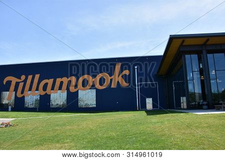 Tillamook, Or - Jun 9: Tillamook Creamery In Tillamook, Oregon, As Seen On Jun 9, 2019. It Offers Se