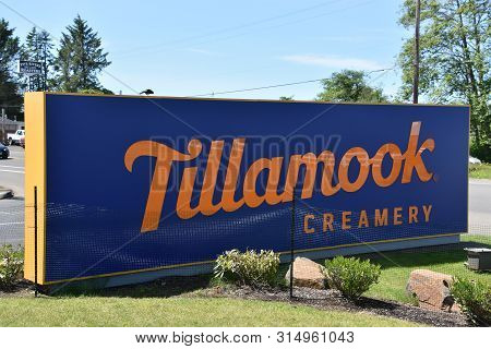Tillamook, Or - Jun 9: Tillamook Creamery In Tillamook, Oregon, As Seen On Jun 9, 2019. It Offers Se