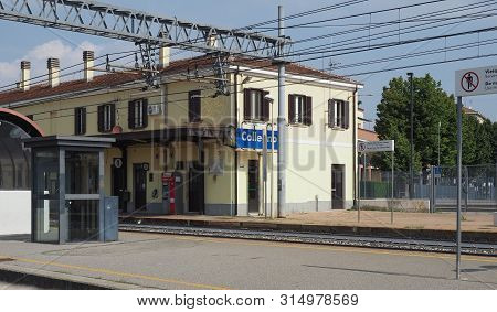Collegno Train Station In Collegno