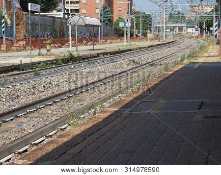 Collegno Train Station In Collegno
