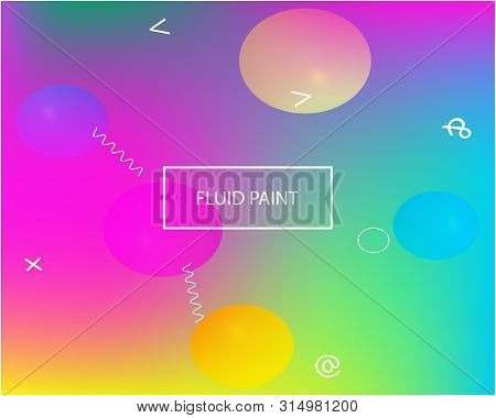 Modern Concept In Color Pattern. Interesting Splash And Spreading Spot. Eps. Vector Illustration Cov