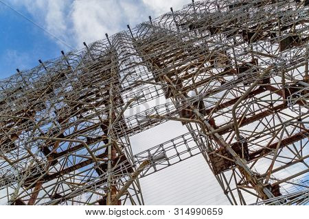 Former military Duga radar system in Chernobyl Exclusion Zone, Ukraine