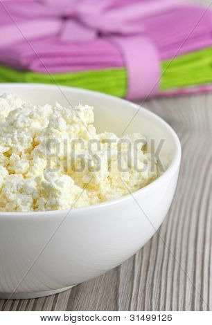 Hytteost (ostemasse) bunke