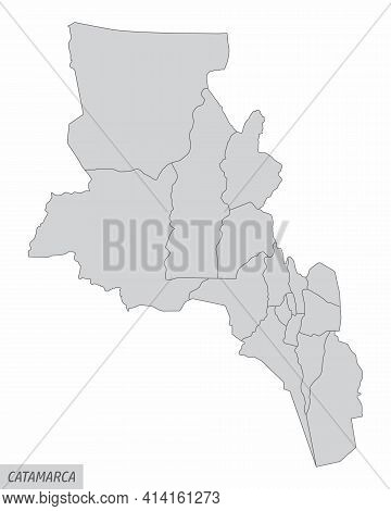 Catamarca Province Administrative Map