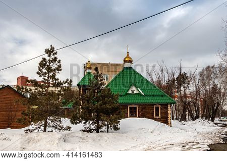 Temple In Honor Of The Icon Of The Mother Of God The Tsaritsa The Photo Was Taken In Chelyabinsk, Ru
