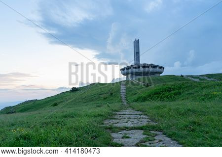 Kazanlak / Bulgaria - 08 June 2020: Buzludzha Socialist And Communist Party Monument In Bulgaria. Co