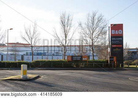 The B And Q Store In Rooksley, Milton Keynes, Bucks In The Uk, Taken On The 24th November 2020