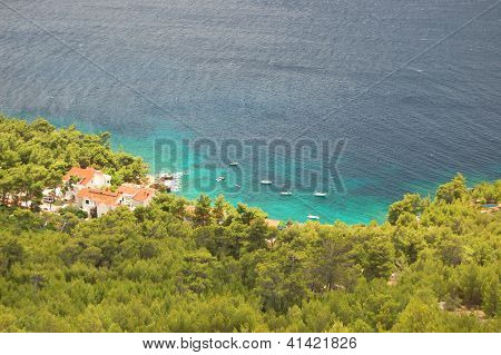 Zavala sull'isola di Hvar, Croazia