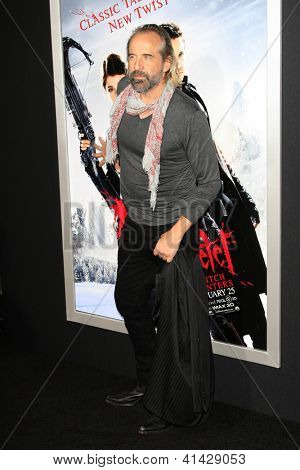 LOS ANGELES - 24 jan: Stormare ปีเตอร์มาถึงที่หมาย ' Hansel และ Gretel: ดิแอดเดรสของนักล่าแม่มด