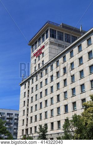 Warsaw, Poland - June 19, 2016: Mercure Hotel In Warsaw, Poland. Mercure Is Owned By Accorhotels. Th
