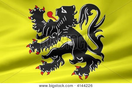 Flagge der flämischen Gemeinschaft Belgien