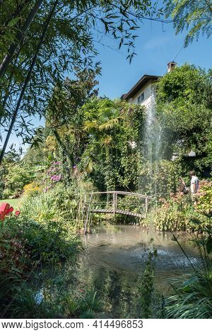 André Heller Botanical Garden. Gardone Riviera (bs), Italy - August 25, 2020