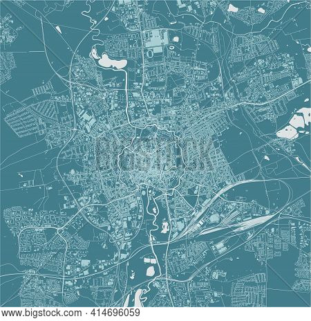 Map Of The City Of Braunschweig, Germany
