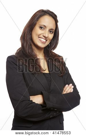 Young Asian Adult Business Woman Smiling