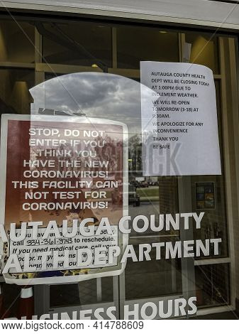 Prattville, Alabama, Usa -march 17, 2021:  Illustrative Editorial Of Delays In The Vaccine Rollout. 