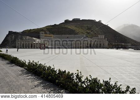 Khorfakkan Amphitheater, Al Fujairah, United Arab Emirates March 22, 2021, The View Of Khorfakkan Am