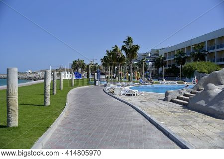 Radisson Blu Beach Resort, Dibba, Al Fujairah, United Arab Emirates March 21, 2021, View Of Beach An