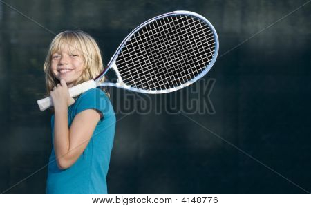 Joven tenista