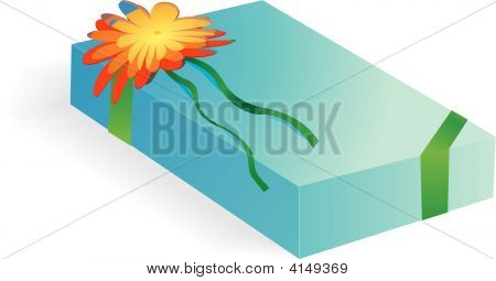 eine Box mit Blumen