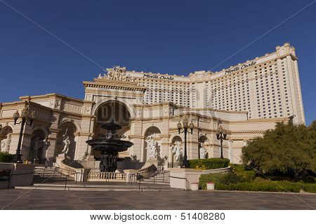 Monte Carlo Hotel Early Morning In Las Vegas, Nv On April 19, 2013