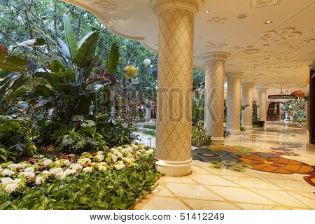Wynn Hotel Interior In Las Vegas, Nv On August 02, 2013