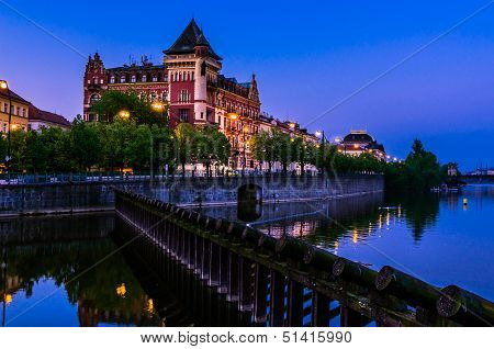 Prague Landmark, Night View, Czech Republic