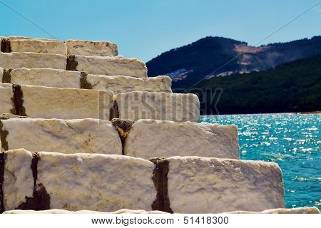 Marble Staircase Leading Up