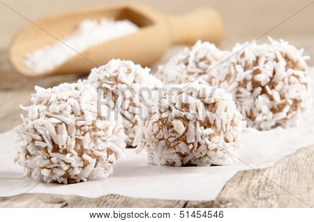 Home Made Chocolate Coconut Truffle