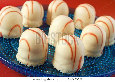 Chocolate coated marshmallow treats