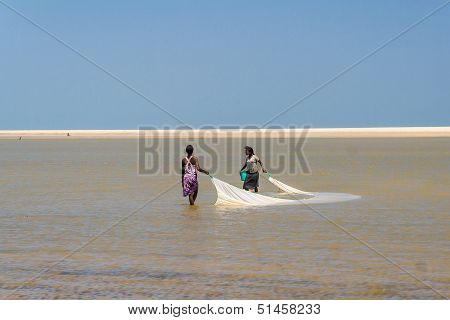 Malagasy Women Fishing