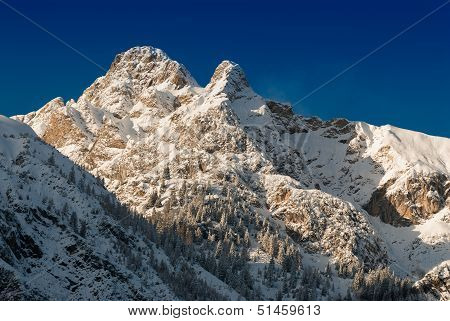 Snowy mountain peak -  AustriaVenet mountain