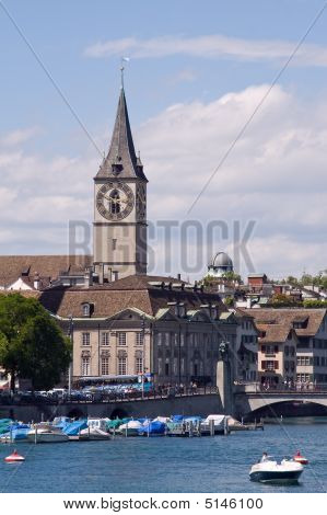 St. Peter's Church In Zurich